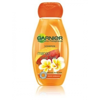 GARNIER Naturalna Pielęgnacja Szampon Mango i kwiat tiare do włosów normalnych