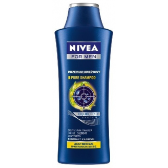 NIVEA Hair Care Szampon PRZECIWŁUPIEŻOWY PURE400ml for men