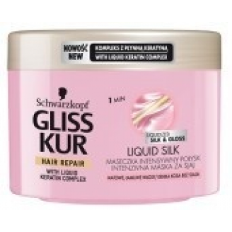 Schwarzkopf Gliss Kur Liquid Silk Gloss Maska do włosów matowych.łamliwych
