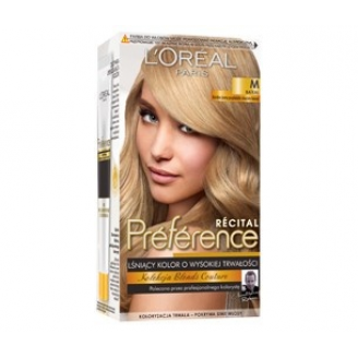 Loreal Farba Recital Preference M Bardzo Jasny Popielato Złocisty Blond
