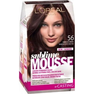 Loreal Sublime Mousse pianka koloryzująca 56 Namiętny Ciepły Kasztan
