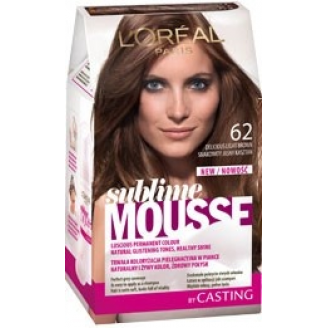 Loreal Sublime Mousse pianka koloryzująca 62 Smakowity Jasny Kasztan