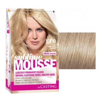 Loreal Sublime Mousse pianka koloryzująca 1000 Bardzo Jasny Naturalny Blond