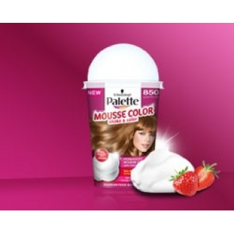 Palette Color Shampoo Pianka koloryzująca złoty blond nr 850