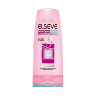 Loreal Elseve odżywka Nutri Gloss Cristal  do włosów długich, pozbawinych blasku, normalnych lub cienkich 400ml