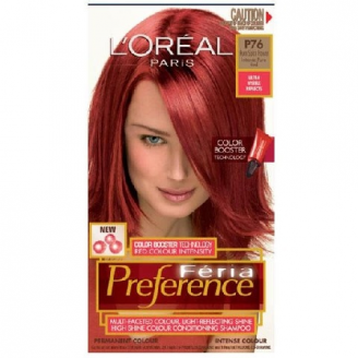 Loreal Feria Preference Płomienna Czerwień P76