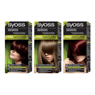 Schwarzkopf Syoss Pro Nature Farba do włosów Średni Brąz nr 4-1