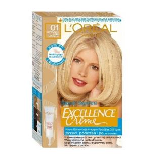 Loreal Excellence Creme Blonde Supreme Krem Superrozjaśniający 01 Super jasny blond naturalny