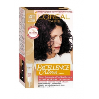 Loreal Excellence Creme Krem koloryzujący 4.16 burgund głeboki śliwkowy brąz