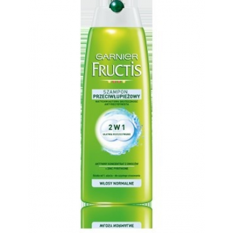 Garnier Fructis Szampon 2w1 przeciwłupieżowy włosy normalne zielony