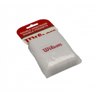 Opaska tenisowa na nadgarstek WILSON biała 2szt.