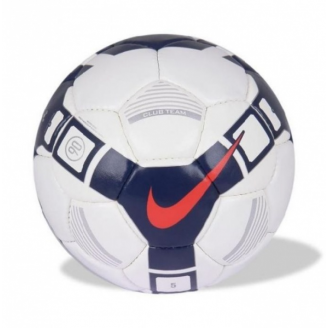 Piłka nożna Nike T90 Club Team biała, czerwone logo