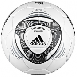 Piłka nożna Adidas Speedcell biało-szara treningowa