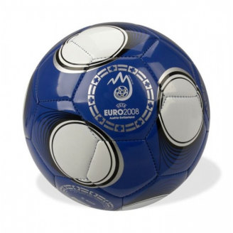 Piłka nożna Adidas Euro 2008 Glider niebiesko-biała