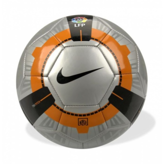 Piłka Nożna Nike T90 Pitch LFC srebrna