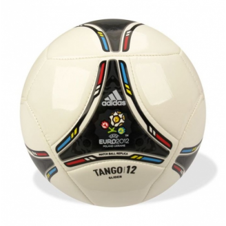 Piłka Nożna Adidas Euro 2012 Tango 12 Glider biała