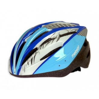 Kask rowerowy Meteor MB20 niebiesko-biały
