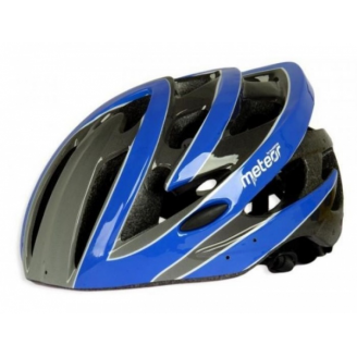 Kask rowerowy Meteor MV30 niebiesko-szary