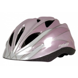 Kask rowerowy Meteor MV6-5 różowy