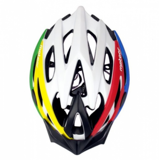 Kask rowerowy Meteor MV29 5-kolorowy mat