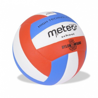 Piłka siatkowa Meteor School PU Korea pomarańczowa