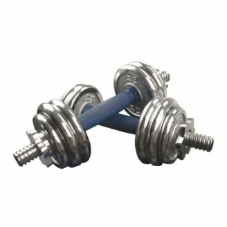 Hantle regulowane chromowane Meteor 15 kg