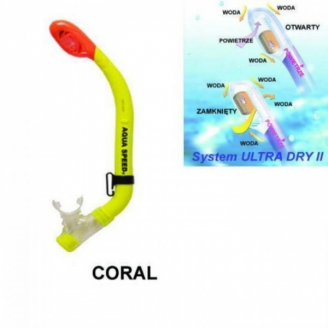 Fajka nurkowa AQUA SPEED CORAL DZIEC. żółta