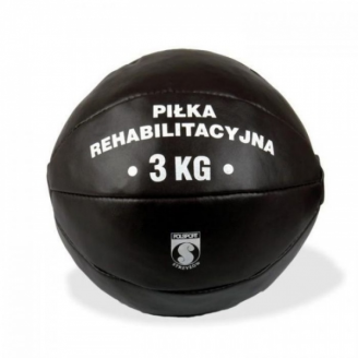 Piłka rehabilitacyjna skóra naturalna 3KG