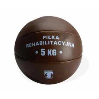 Piłka rehabilitacyjna skóra syntetyczna 5 KG
