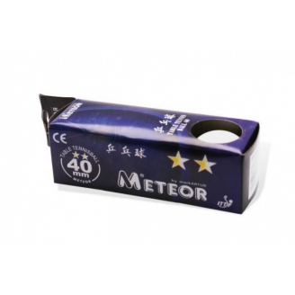  Piłeczki tenis stołowy Meteor 2 star białe