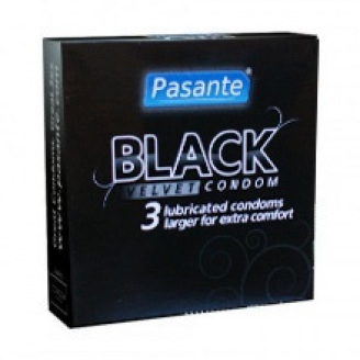 Pasante Black Velvet, 3 sztuki