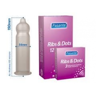 Pasante Ribs&Dots, 12 sztuk