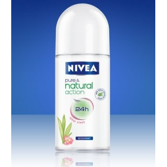 Nivea Dezodorant Pure Natural Lotus w kulce 50ml