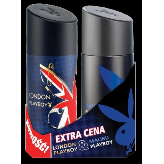 Playboy London Dezodorant spray 150ml + Dezodorant spray Malibu 150ml