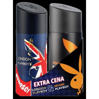 Playboy London Dezodorant spray 150ml + Dezodorant spray Miami 150ml