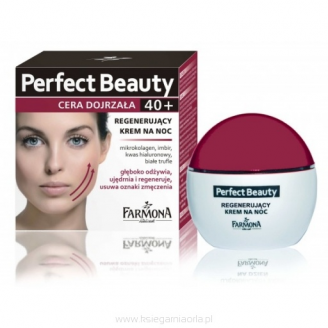 Farmona Perfect Beauty, Krem regenerujący na noc 40+, 50 ml
