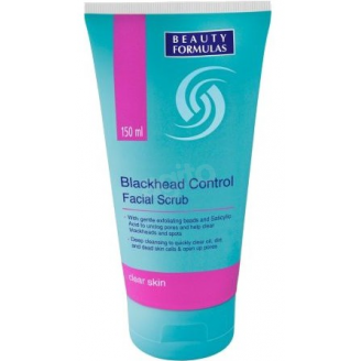 Beauty Formulas Skin Care, Peeling przeciw zaskórnikom, 150 ml