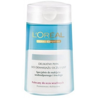 Loreal Delikatny płyn do demakijażu wodoodpornego oczu i ust