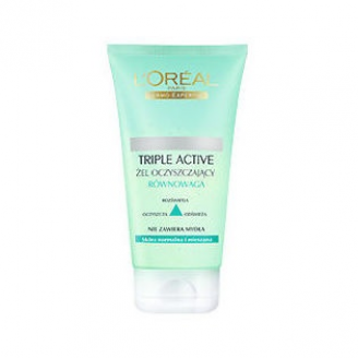 Loreal Triple Active, Żel oczyszczający do cery normalnej i mieszanej, 200 ml