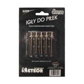 Igły do piłek w blistrze 8 mm Meteor