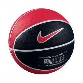 Piłka koszowa Nike Baller #7 czerwono-czarna