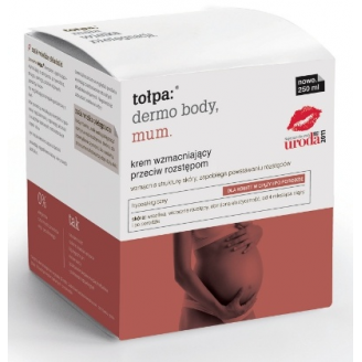 TOŁPA DERMO BODY MUM KREM WZMACNIAJĄCY PRZECIW ROZSTĘPOM 250 ML