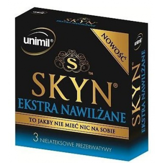 UNIMIL SKYN EXTRA NAWILŻANIE PREZERWATYWY 3 SZTUKI