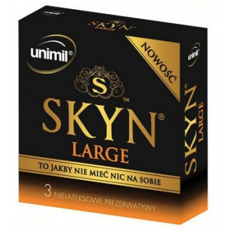 UNIMIL SKYN LARGE PREZERWATYWY 3 SZTUKI