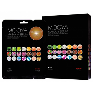 Zabieg profesjonalny, Mooya Total Effect, 8 oznak starzenia, Maska + Serum