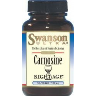 Swanson L-Karnozyna 500 mg, 60 kapsułek