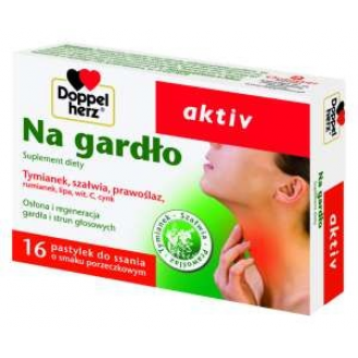 Doppelherz Aktiv, Na gardło, 16 pastylek do ssania