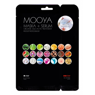 Mooya Bio, Organiczny zabieg, Spłycenie zmarszczek, Maska + Krem