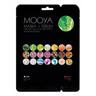 Mooya Bio, Organiczny zabieg odmłodzenie i ochrona, Maska + Krem