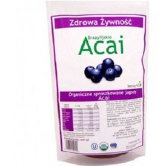 Kenay Acai, Organiczne sproszkowane jagody, 50 g